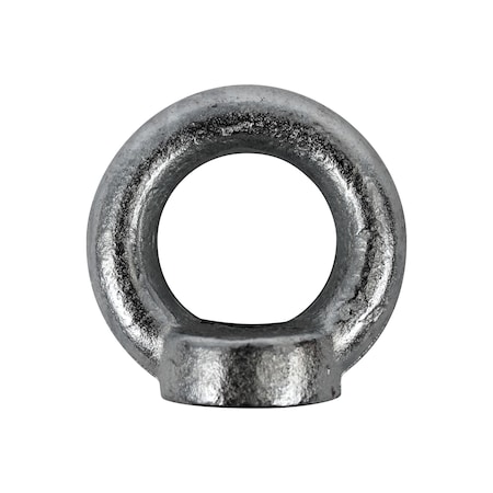 Round Eye Nut, M12-1.75 Thread Size, Carbon Steel, Zinc Clear Trivalent